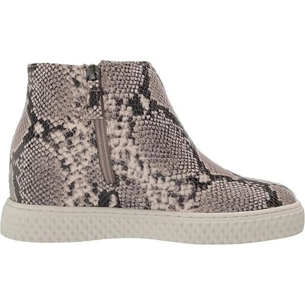 Aerosoles Zirah Shoes Womens US 8.5 Roccia Snakeskin Leather Sneakers JOBB1241
